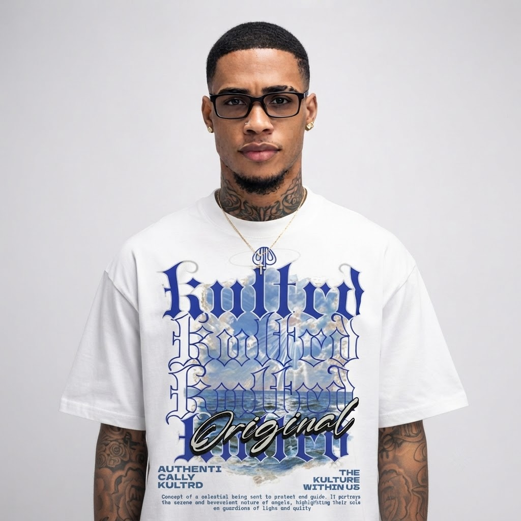 THE KULTRD: Oversized  Men cotton t-shirt