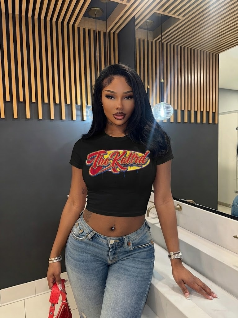 THE KULTRD: Iconic Women's Crop Top Tee