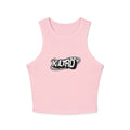 THE KULTRD Logo Racer Tank Top — Women's Micro Rib Cropped Tank