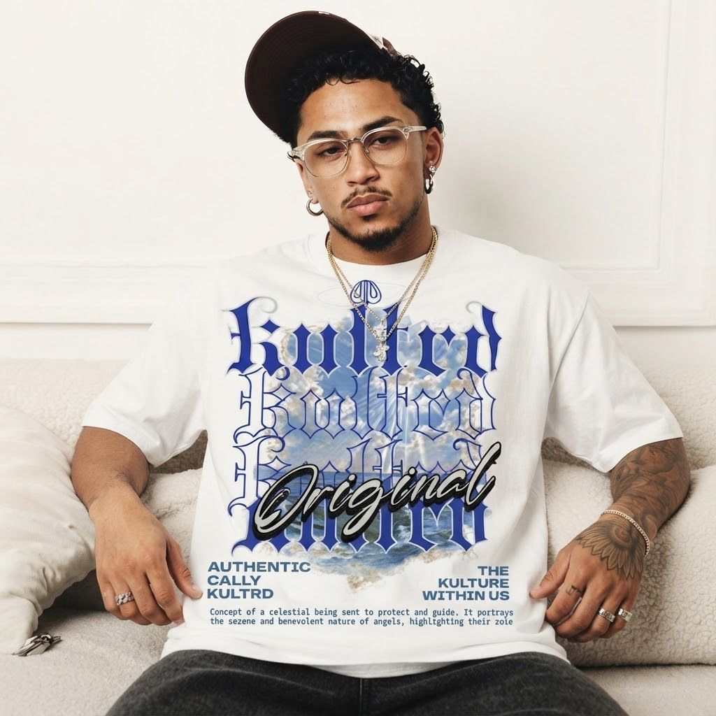 THE KULTRD: Oversized  Men cotton t-shirt