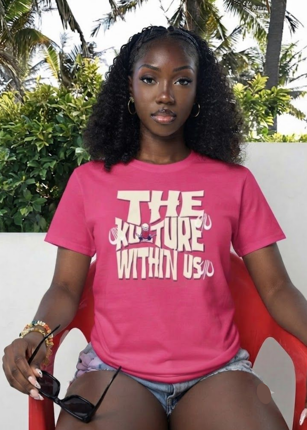THE KULTRD: Hot Pink Graphic Women's classic tee