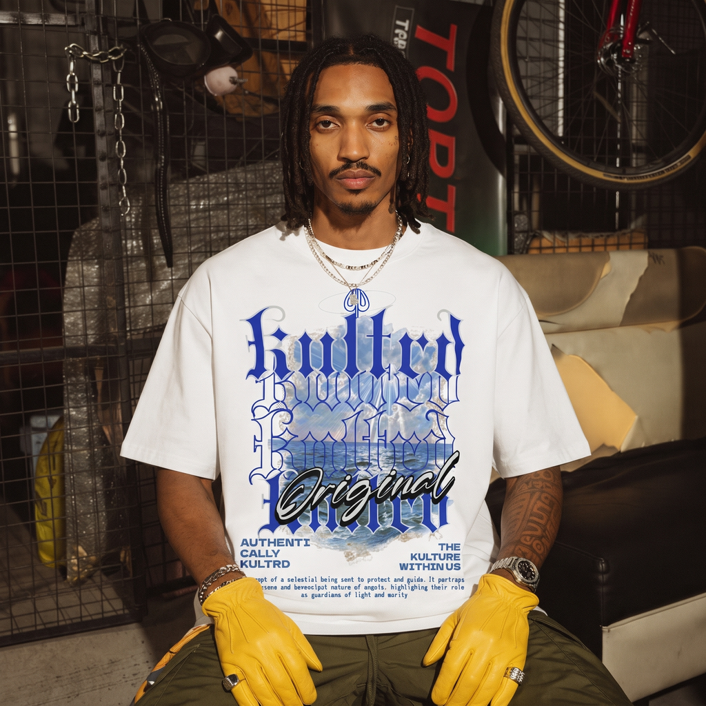 THE KULTRD: Oversized  Men cotton t-shirt
