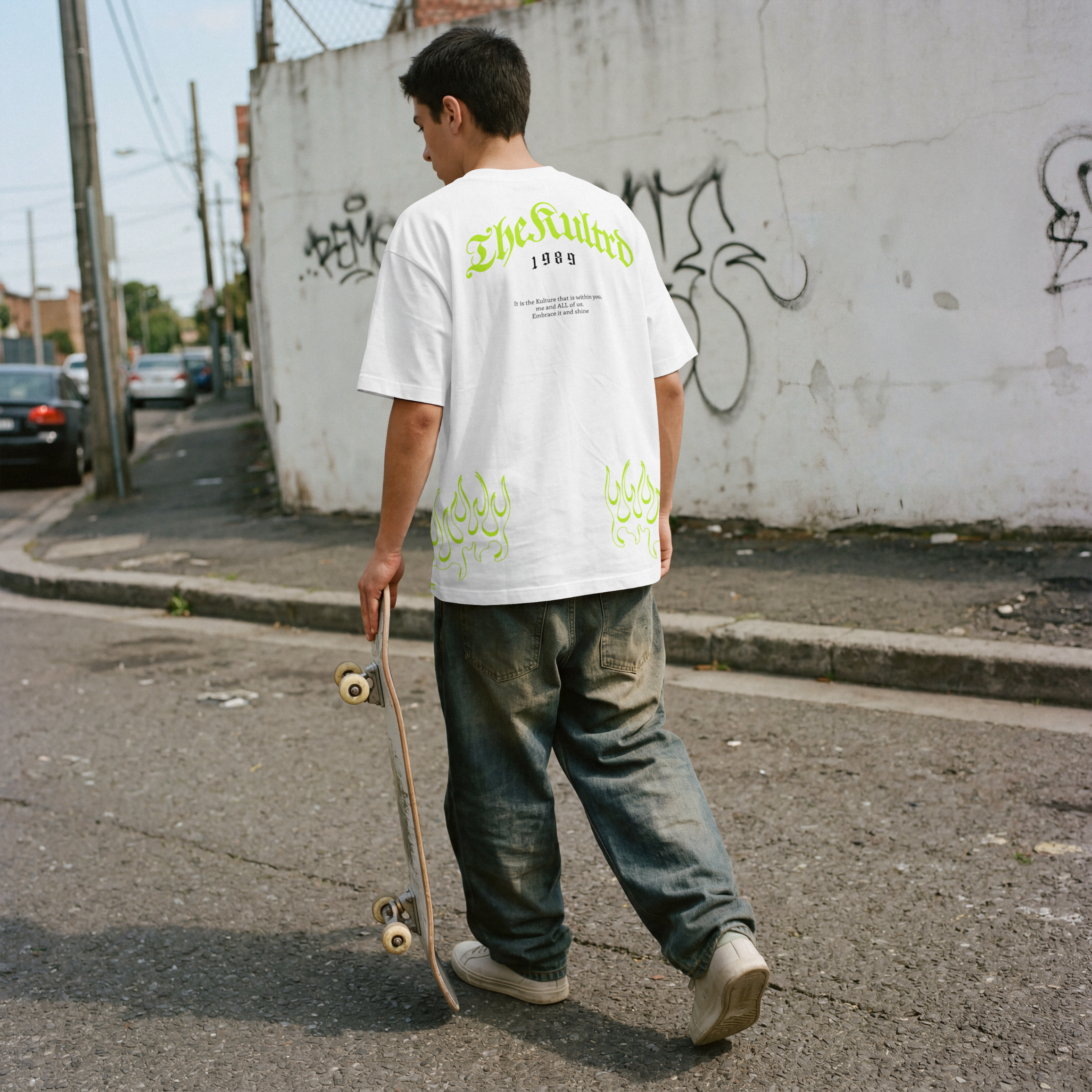 The Kultrd: TK Graphic Oversized AOP Men's Shirt
