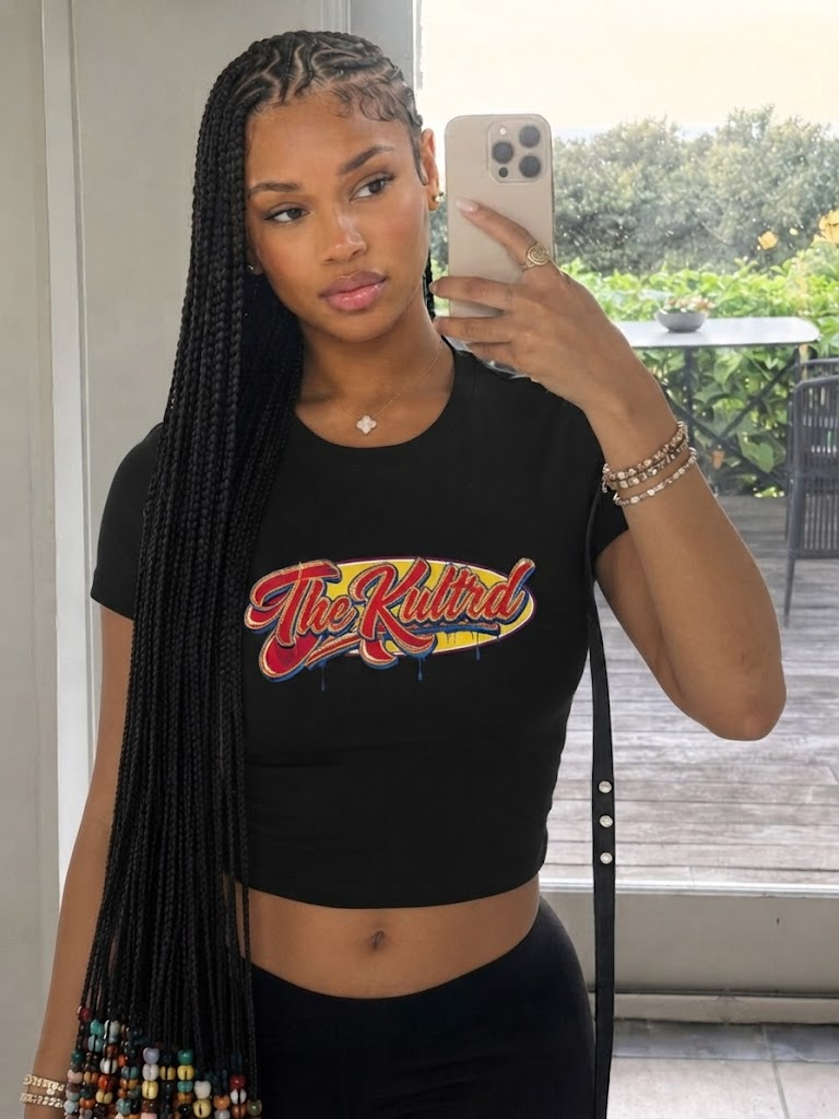 THE KULTRD: Iconic Women's Crop Top Tee